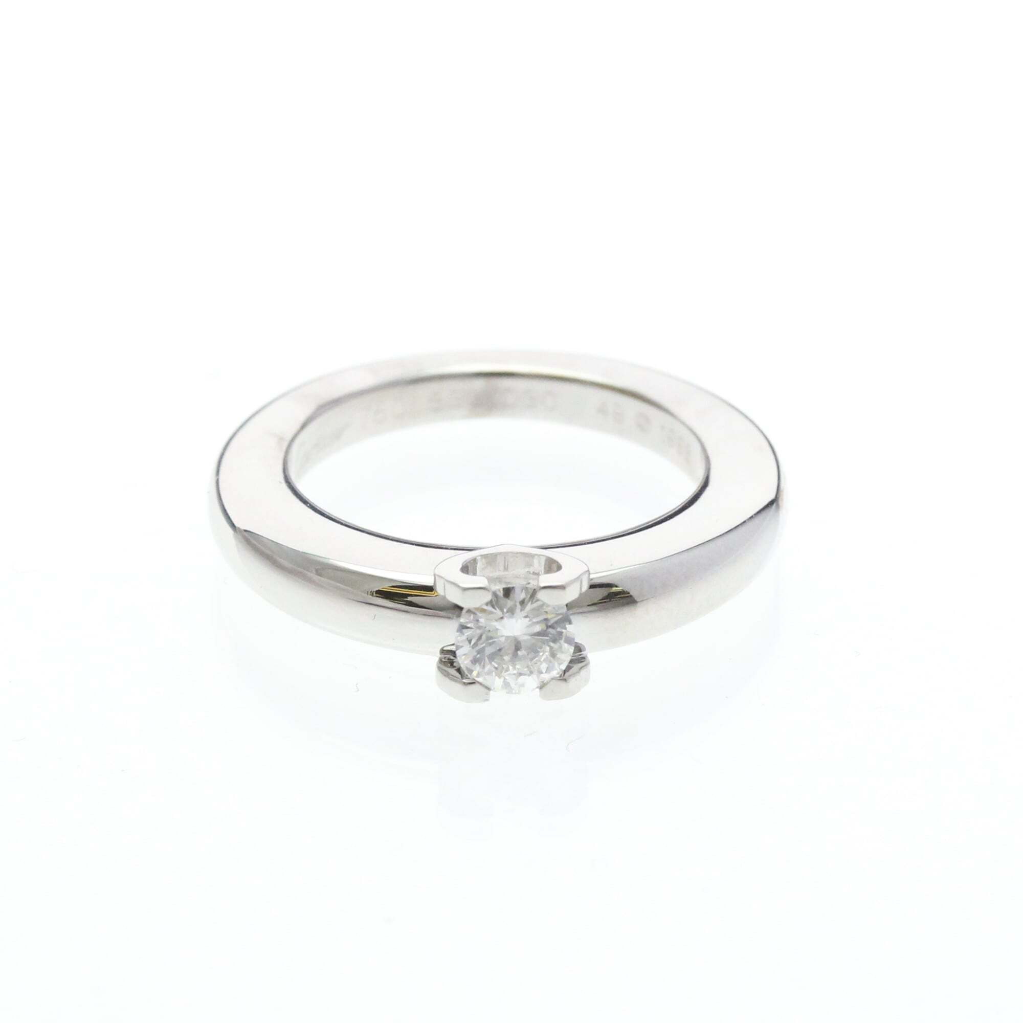 Cartier Cartier C De Cartier Diamond Ring White Gold 18k Polished